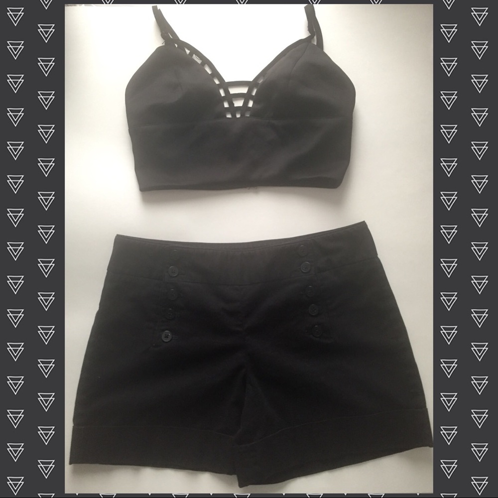 Express High Waist Editor Shorts